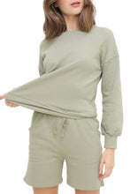 Load image into Gallery viewer, Knit, Long Sleeve, Sweat Shirt, Lounge Top