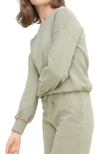 Load image into Gallery viewer, Knit, Long Sleeve, Sweat Shirt, Lounge Top