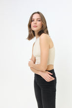 Load image into Gallery viewer, Cropped, Rib Knit, Racer Back, Tank Top