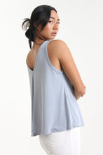 Load image into Gallery viewer, Our casual fit, v-neck tank. Elevated by a simple center front and back seam, enjoy the soft feel of this knit. Pair it with shorts, denim jeans or trousers, for those days you simply need to "throw something on."