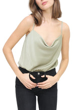 Load image into Gallery viewer, Satin, Spaghetti Strapped, One-Piece, Body Suit