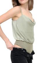 Load image into Gallery viewer, Satin, Spaghetti Strapped, One-Piece, Body Suit