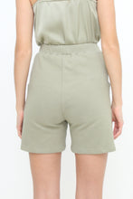 Load image into Gallery viewer, Drawstring, biker short length, pocketed sweat pants, lounge shorts.
